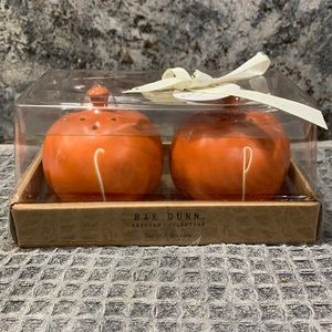 NWT Rae Dunn Pumpkin Salt and Pepper Shakers